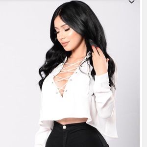 Fashion nova “Oh So Foxy Top”